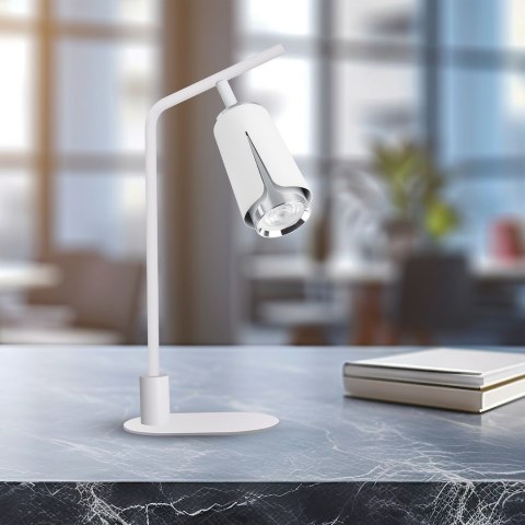 FLOWER WHITE CHROME LAMPKA GABINETOWA 1xGU10 FLOWER WHITE CHROME LAMPKA GABINETOWA 1xGU10