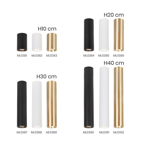 GENESIS SPOT GOLD 1xGU10 20cm GENESIS SPOT GOLD 1xGU10 20cm