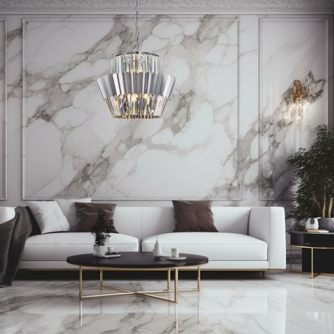 Żyrandol DONNA CHROME 12xE14 Żyrandol DONNA CHROME 12xE14