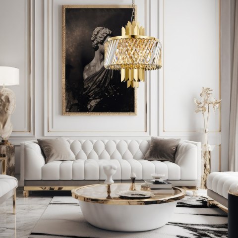 Żyrandol MARGOT GOLD 6xE14 Żyrandol MARGOT GOLD 6xE14