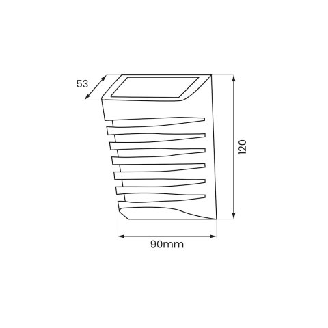Kinkiet Solarny Strip 3000K Kinkiet Solarny Strip 3000K