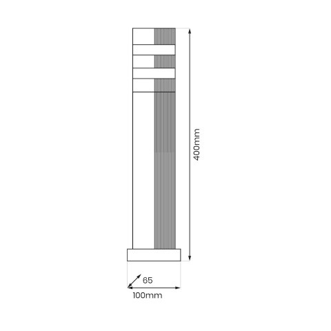 Lampa Ogrodowa Stojąca Vini 1xGU10 IP54 Lampa Ogrodowa Stojąca Vini 1xGU10 IP54