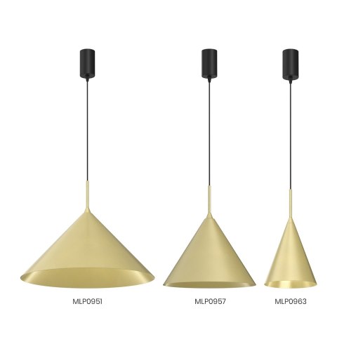 Lampa wisząca CAPITAL GOLD Ø32cm 1xGX53