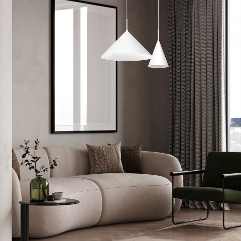Lampa wisząca CAPITAL WHITE Ø17cm 1xGX53