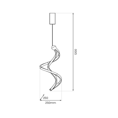 Lampa wisząca COLIA 19W LED Lampa wisząca COLIA 19W LED