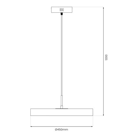 Lampa wisząca DISC 38W LED Lampa wisząca DISC 38W LED