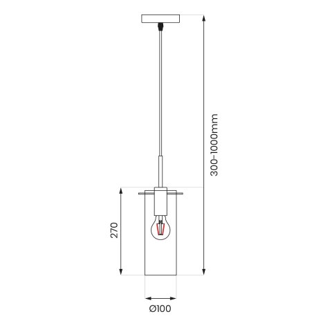Lampa wisząca PADOVA 1xE27 Lampa wisząca PADOVA 1xE27