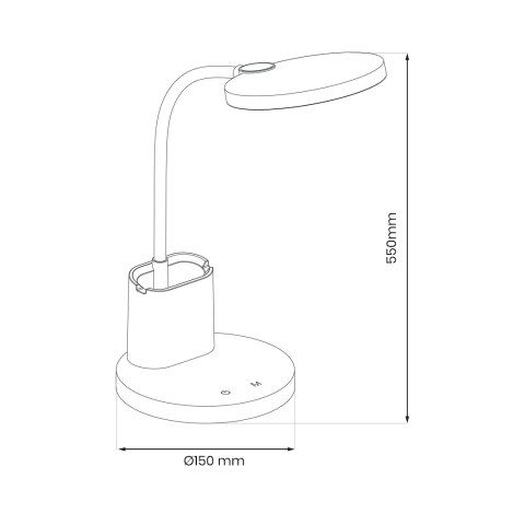 Lampka biurkowa SCUOLA WHITE 5W LED Lampka biurkowa SCUOLA WHITE 5W LED
