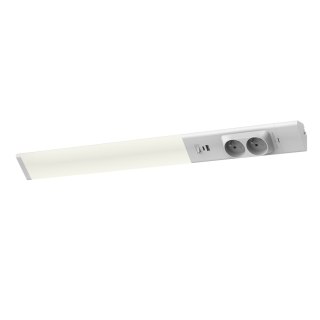 Lampa Podszafkowa Dual 18W 4000K USB-A/C + Gniazda 230V