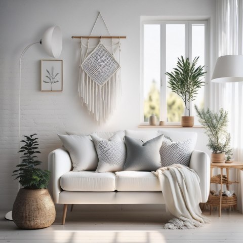 Lampa podłogowa Zack 1xE27 Biały