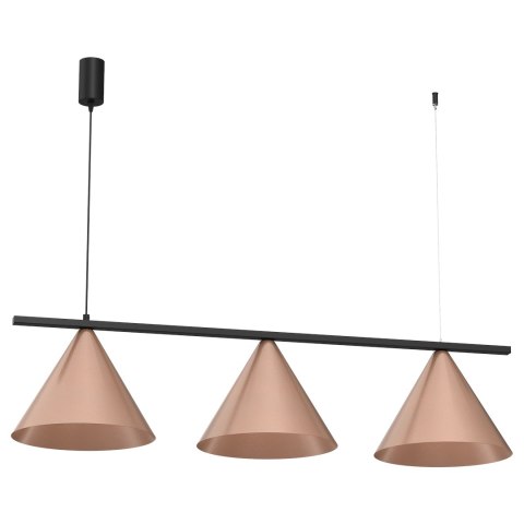 Lampa wisząca CAPITAL CZARNY-MIEDZIANY 3XGX53 Lampa wisząca CAPITAL CZARNY-MIEDZIANY 3XGX53