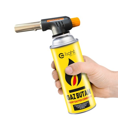 Zestaw Palnik Czarny + Kartusz Gazowy 230g