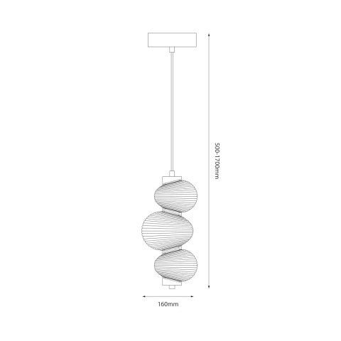 Lampa wisząca BOLLA SMOKED 12W LED Lampa wisząca BOLLA SMOKED 12W LED