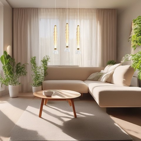 Lampa wisząca LUCCO amber 18W Lampa wisząca LUCCO amber 18W
