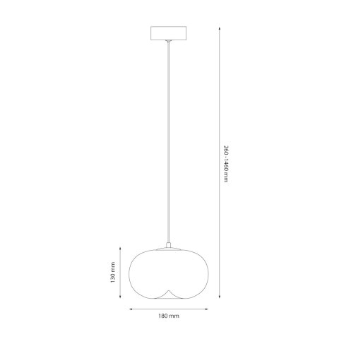Lampa wisząca VASO 1 SMOKED 4W Lampa wisząca VASO 1 SMOKED 4W