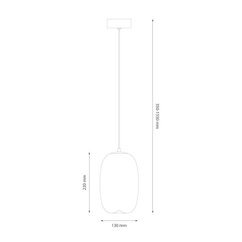 Lampa wisząca VASO 3 SMOKED 4W Lampa wisząca VASO 3 SMOKED 4W