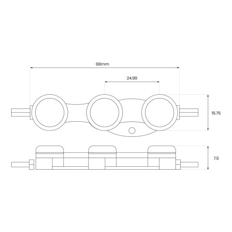 MODUŁ LED EKO-SSPRO3 Zielony 1W 120S50 MODUŁ LED EKO-SSPRO3 Zielony 1W 120S50