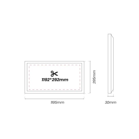 Panel Led 40W 4000K Backlit 120x30 Panel Led 40W 4000K Backlit 120x30