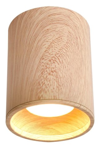 TUBA LAMPA SUFITOWA 1X15W GU10 7,9/10 DREWNIANY