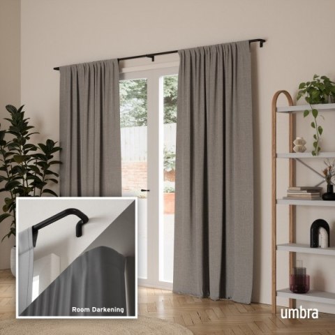 UMBRA karnisz TWILIGHT 168 - 365 cm czarny mat UMBRA karnisz TWILIGHT 168 - 365 cm czarny mat