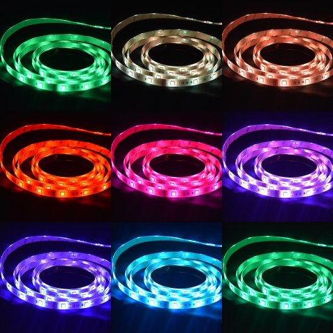 Zestaw LED RGB Wi-FI 5m Smart Tuya IP65 + CCT + Dim 12V