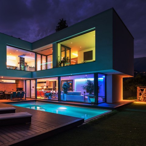 Zestaw LED RGB Wi-FI 5m Smart Tuya IP65 + CCT + Dim 12V
