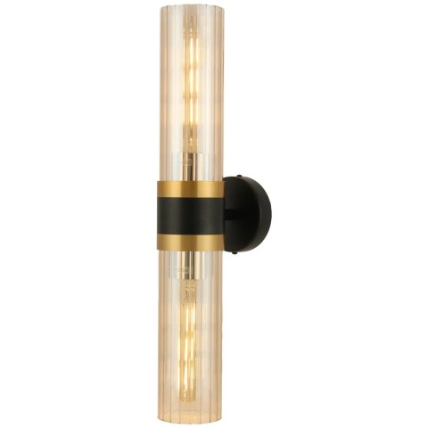 Kinkiet Malika 2xE27 czarny WL0123-2 Kinkiet Malika 2xE27 czarny WL0123-2