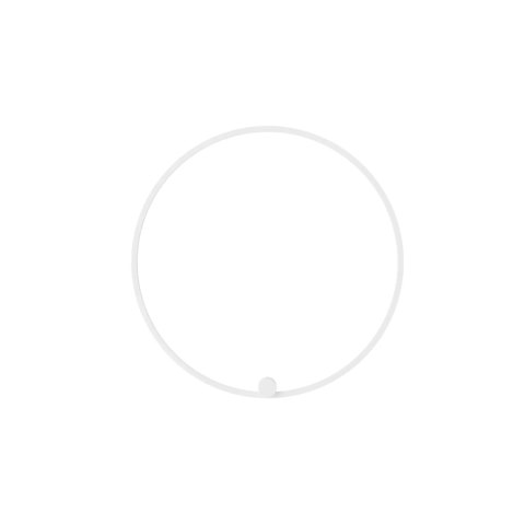 Kinkiet Ringa L 1xLED biały WL0116-L-WH