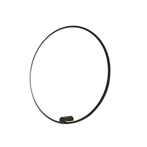 Kinkiet Ringa L 1xLED czarny WL0116-L-BK Kinkiet Ringa L 1xLED czarny WL0116-L-BK