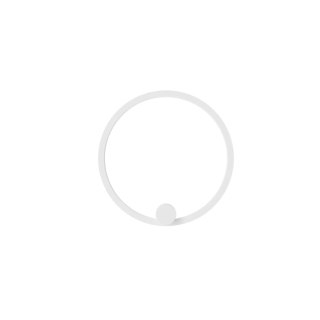 Kinkiet Ringa S 1xLED biały WL0116-S-WH