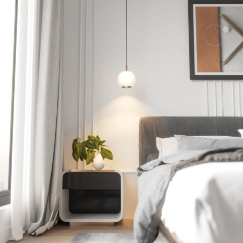 Lampa Wisząca Iliso 1xLED czarna PL0148 Lampa Wisząca Iliso 1xLED czarna PL0148
