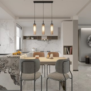Lampa Wisząca Malika 3xE27 czarny PL0140-3