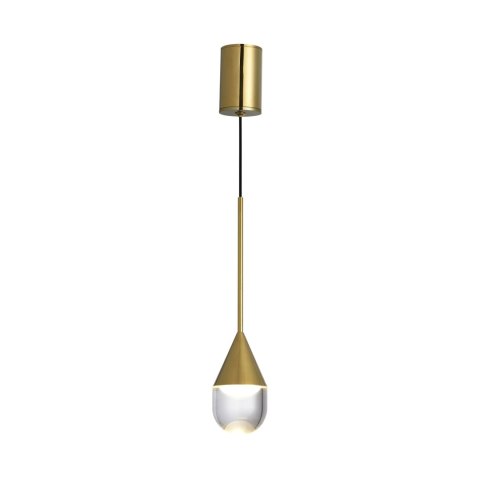 Lampa Wisząca Nata 1xLED złota PL0104-GD Lampa Wisząca Nata 1xLED złota PL0104-GD