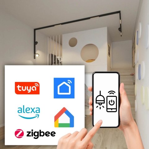 Lampa Wisząca Omikron Smart 6W Magnet Line LED czarny TLV-08-11TU Lampa Wisząca Omikron Smart 6W Magnet Line LED czarny TLV-08-11TU