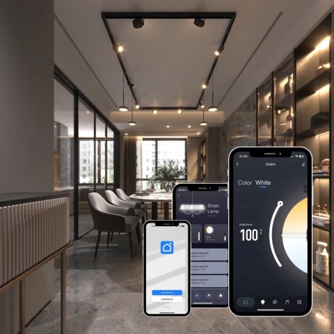 Lampa Wisząca Omikron Smart 6W Magnet Line LED czarny TLV-08-11TU Lampa Wisząca Omikron Smart 6W Magnet Line LED czarny TLV-08-11TU