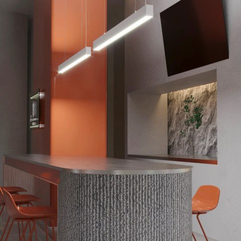 Lampa Wisząca Sigi V LED biała PL0130-WH Lampa Wisząca Sigi V LED biała PL0130-WH