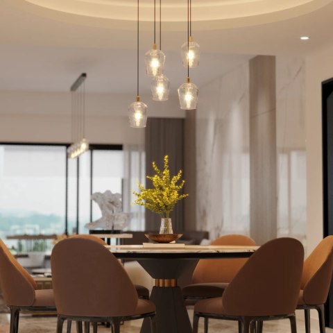 Lampa Wisząca Tasa Round 5xLED czarna PL0144-5 Lampa Wisząca Tasa Round 5xLED czarna PL0144-5