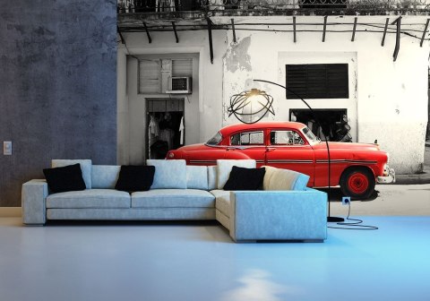 Havana Cuba - cadillac - fototapeta 366x254 cm Havana Cuba - cadillac - fototapeta 366x254 cm