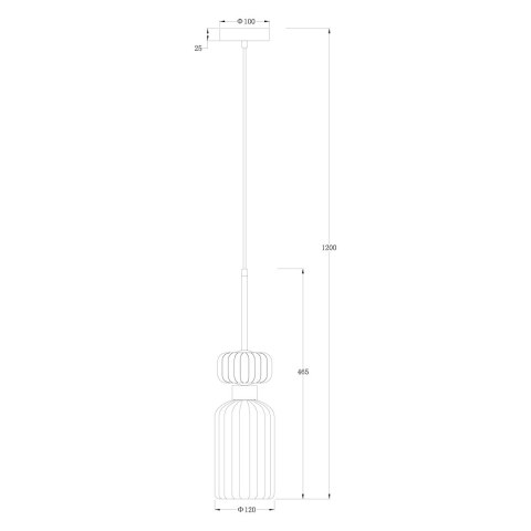 Lampa wisząca MOLLY PINK 1xE14