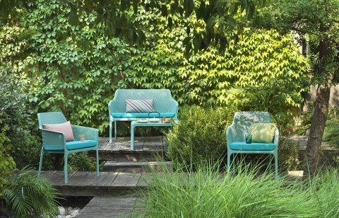 NARDI sofa ogrodowa NET turkusowa NARDI sofa ogrodowa NET turkusowa