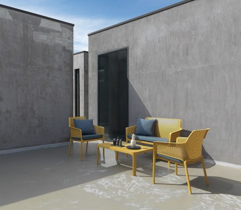 NARDI sofa ogrodowa NET żółta NARDI sofa ogrodowa NET żółta