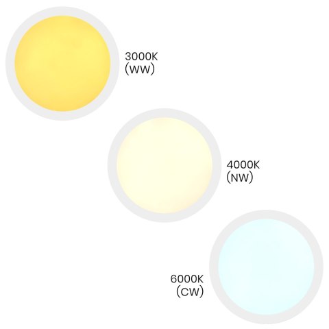 Plafon MAQ 50W 3CCT Biały Plafon MAQ 50W 3CCT Biały