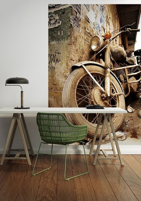 Stary motocykl - fototapeta Stary motocykl - fototapeta