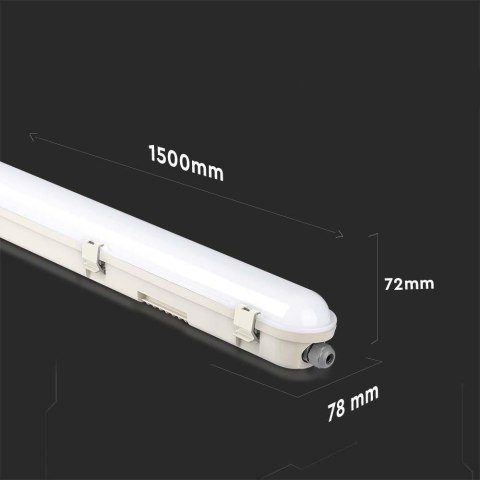 Oprawa Hermetyczna LED V-TAC SAMSUNG M-SERIES 70W 150cm 120Lm/W VT-150070 6500K 8400lm 5 Lat Gwarancji Oprawa Hermetyczna LED V-TAC SAMSUNG M-SERIES 70W 150cm 120Lm/W VT-150070 6500K 8400lm 5 Lat Gwarancji