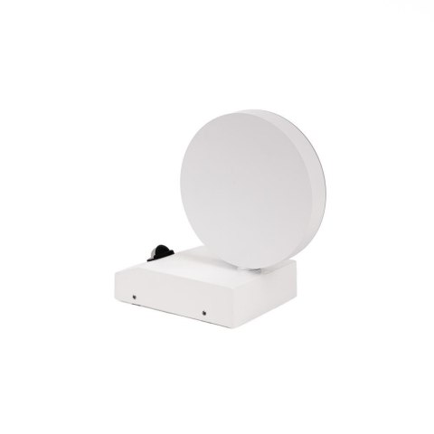 Projektor Oprawa Elewacyjna V-TAC 17W LED Czujnik Ruchu Okrągła Biała IP65 VT-11020S 3000K 2520lm