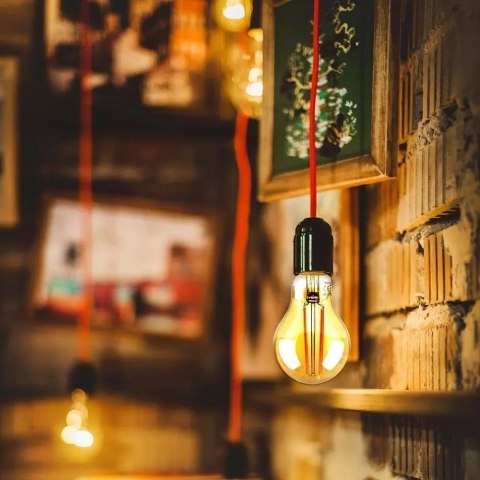 Żarówka LED V-TAC 12W Filament E27 A60 Bursztyn VT-2123 2200K 1350lm Żarówka LED V-TAC 12W Filament E27 A60 Bursztyn VT-2123 2200K 1350lm