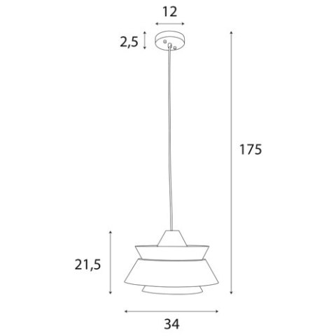 MAXLIGHT P0549 LAMPA WISZĄCA KIOTO