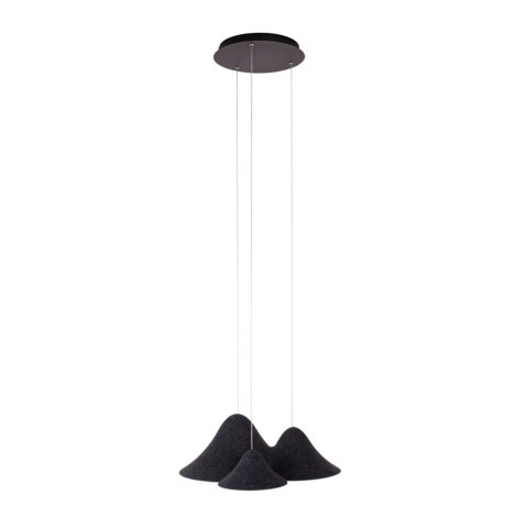 MAXLIGHT P0565 LAMPA WISZACA BELLMOND BLACK&GREY MAXLIGHT P0565 LAMPA WISZACA BELLMOND BLACK&GREY
