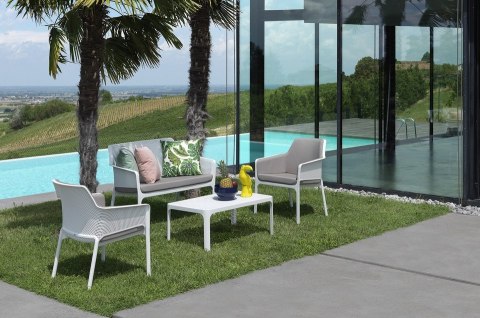 NARDI krzesło ogrodowe NET RELAX białe NARDI krzesło ogrodowe NET RELAX białe