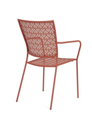 BIZZOTTO krzesło ogrodowe LIZETTE czerwone